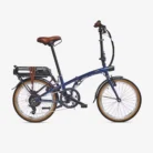 Vélo pliant électrique e fold 500 bleu