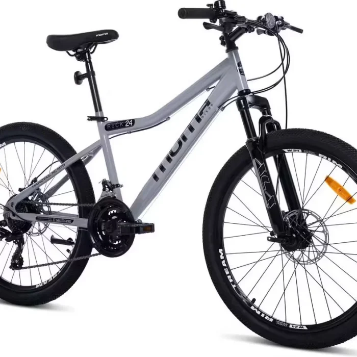 Vélo VTT Junior ROCK 24 SHIMANO 21v freins a disques et Supension avant